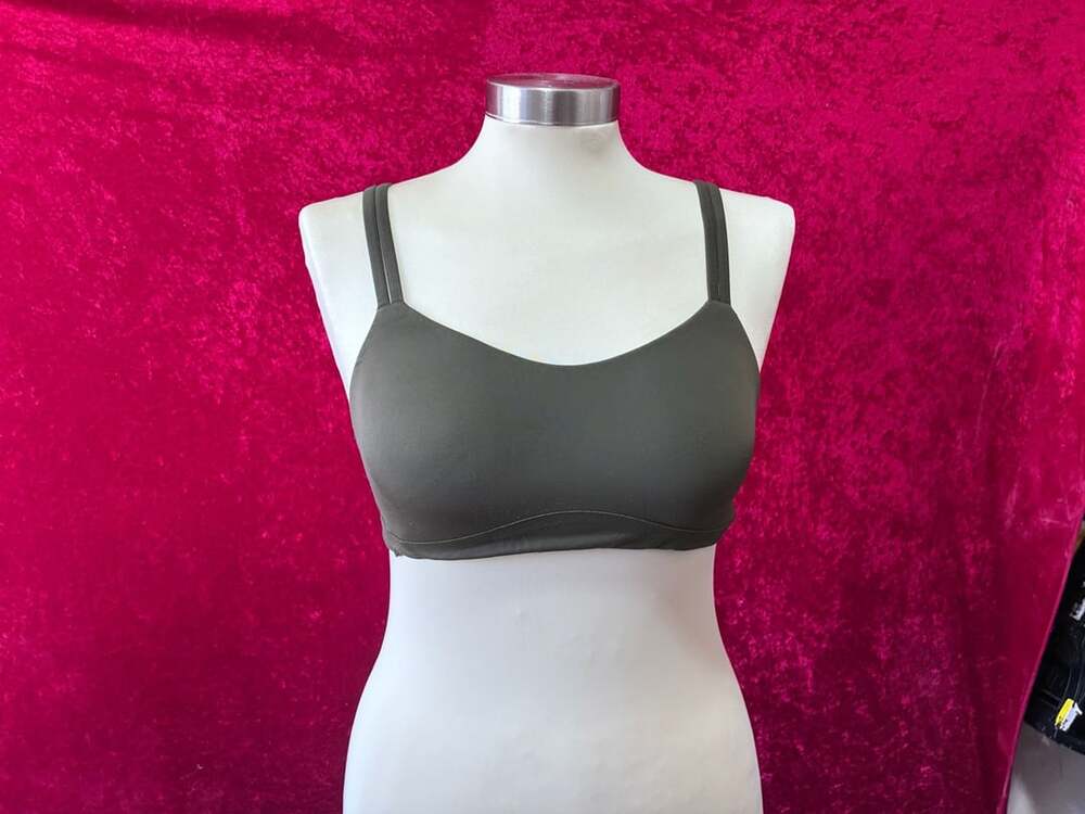 Lululemon Like a Cloud Bra Light Support B/C Cup Grey Sage Size 6